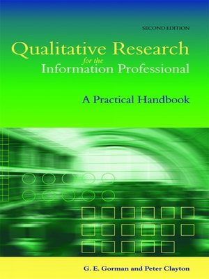 cover image of Qualitative Research for the Information Professional